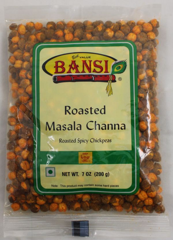 Wholesale Bansi Roasted Masala Channa 7 oz- Bulk