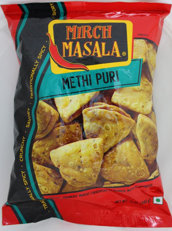 Wholesale Mirch Masala Methi Puri 12 oz- Bulk