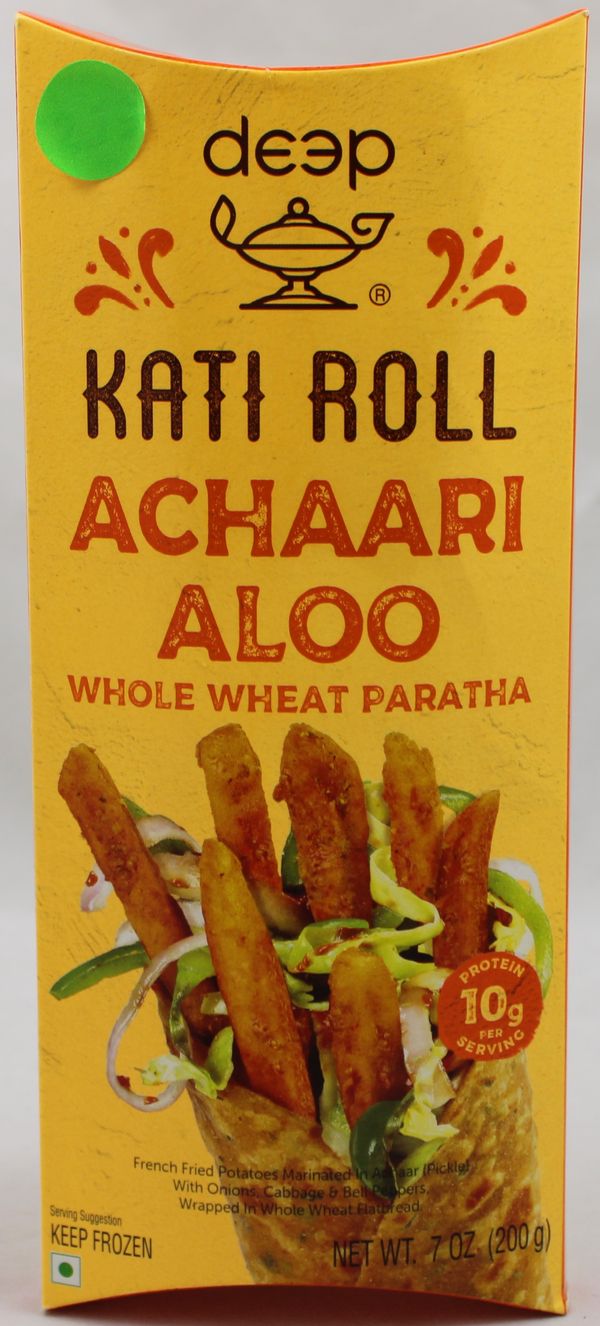 Deep KR Achaari Aloo Whole Wheat Paratha 7 Oz