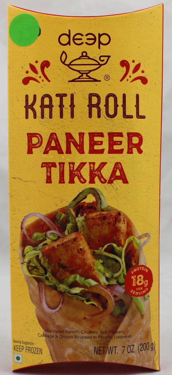 Wholesale Deep Kati Roll Paneer Tikka 7 oz- Bulk