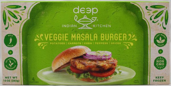 Wholesale Deep Veg Masala Burger 10 oz- Bulk