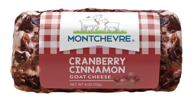 Wholesale Montchevre Caprino Fresco Cranberry Cheese 4 oz- Bulk
