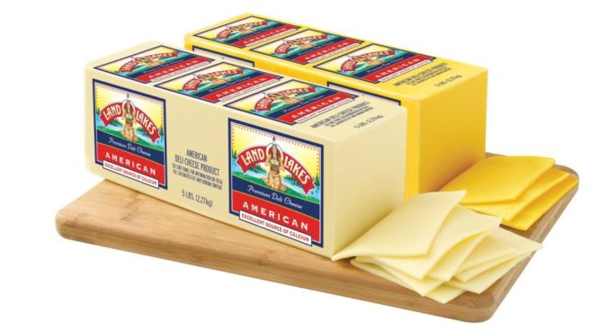 Wholesale Land O Lks American White Cheese 5 lb- Bulk