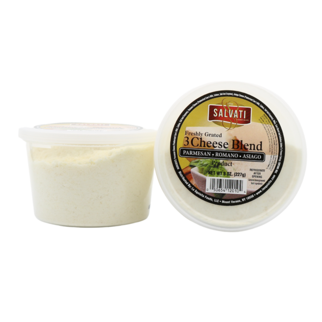 Wholesale Salvati 3 Cheese Blend Deli Cup Cheese 8 oz- Bulk