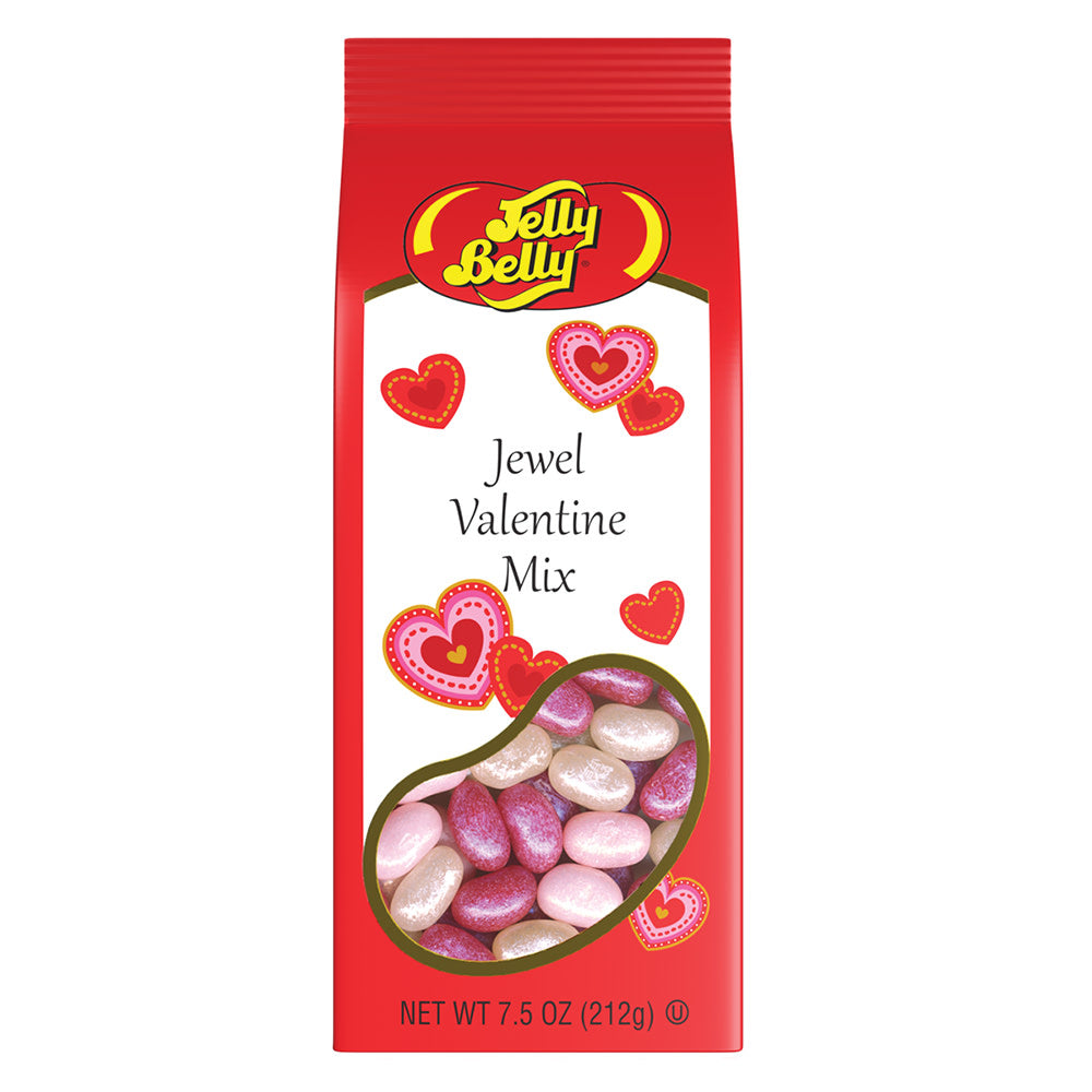 Wholesale Jelly Belly Valentine Jewel Mix 7.5 Oz Gift Bag- Bulk
