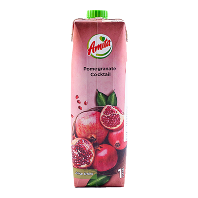 Wholesale Amita Juice Pomegranate 1 Ltr.- Bulk