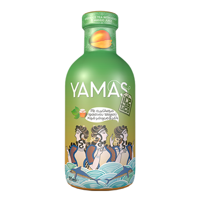 Wholesale Yamas Ice Tea Green W/Honey & Mango Juice 360 Ml- Bulk