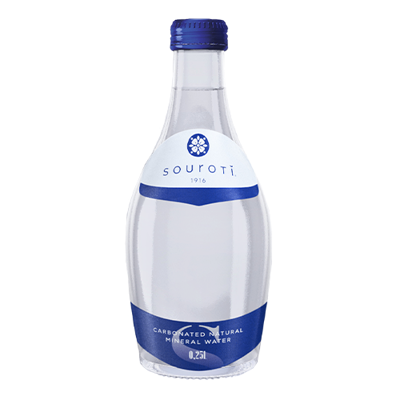 Wholesale Souroti Water Sparkling .25 Ltr- Bulk