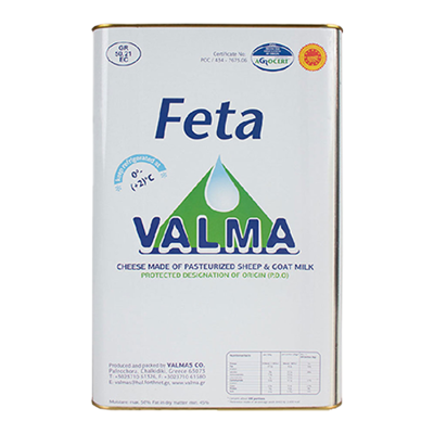 Wholesale Valmas Feta Cheese 13 Kg- Bulk