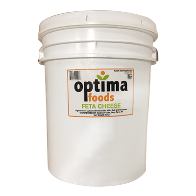 Wholesale Optima Feta Domestic Cheese 25 Lb- Bulk