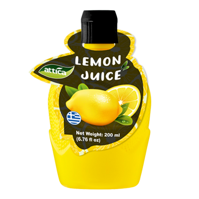 Wholesale Attica Lemon Juice Greek 200 Ml- Bulk
