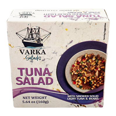 Wholesale Varka Tuna Salad W/ Smoked Tuna & Beans 160 G- Bulk