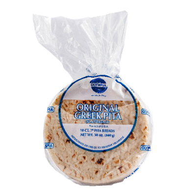Wholesale Olympia Pita Original Greek Pre-Oil 10 Pc.- Bulk