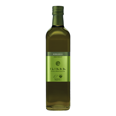 Wholesale Iliada Olive Oil Xv Organic (Glass) 750 Ml- Bulk