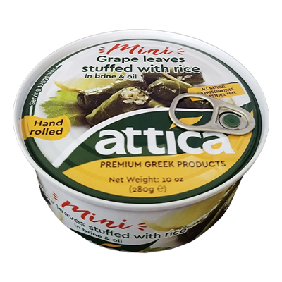 Wholesale Attica Dolmadakia Mini Hand Rolled - Gr 10 Oz- Bulk