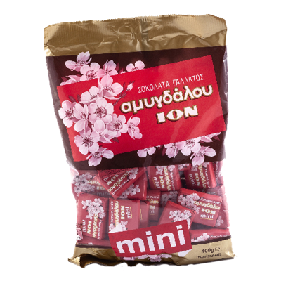 Wholesale Ion Chocolate Almond Mini 400 Gram- Bulk
