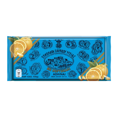 Wholesale Pavlidis Chocolate With Orange Ygeias 100 Gram- Bulk