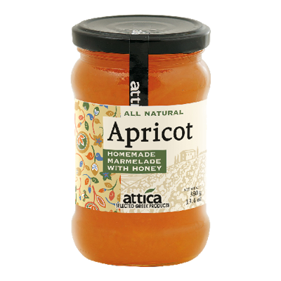 Wholesale Attica Marmelade Apricot With Honey 380 Gram- Bulk