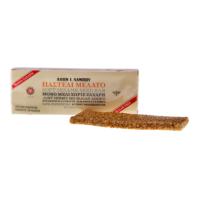 Wholesale Kalamata Pasteli Sesame Snacks (06061) 60 Gram- Bulk