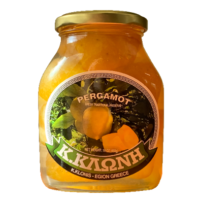 Klonis Preserve Pergamot 16 Oz