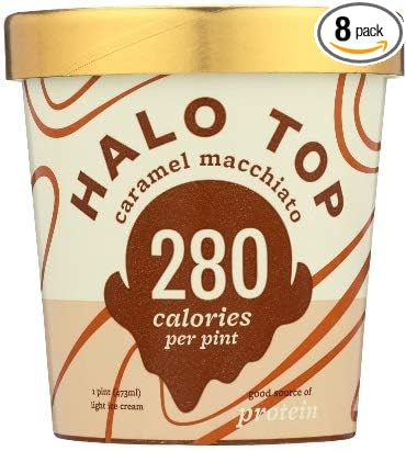 Halo Top Ice Cream Caramel Macchiato 16 oz