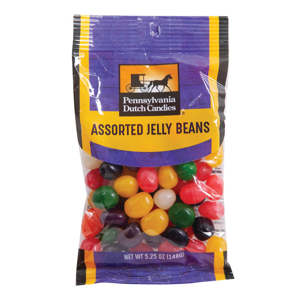 Wholesale Pdc Clear Window Bag Jelly Beans Peg Bag 5.25 Oz- Bulk