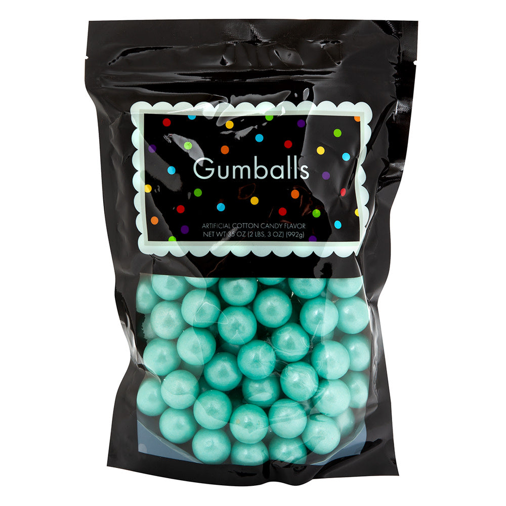 Wholesale Shimmer Robin’S Egg Blue Cotton Candy 850 Count Gumballs 35 Oz Pouch- Bulk