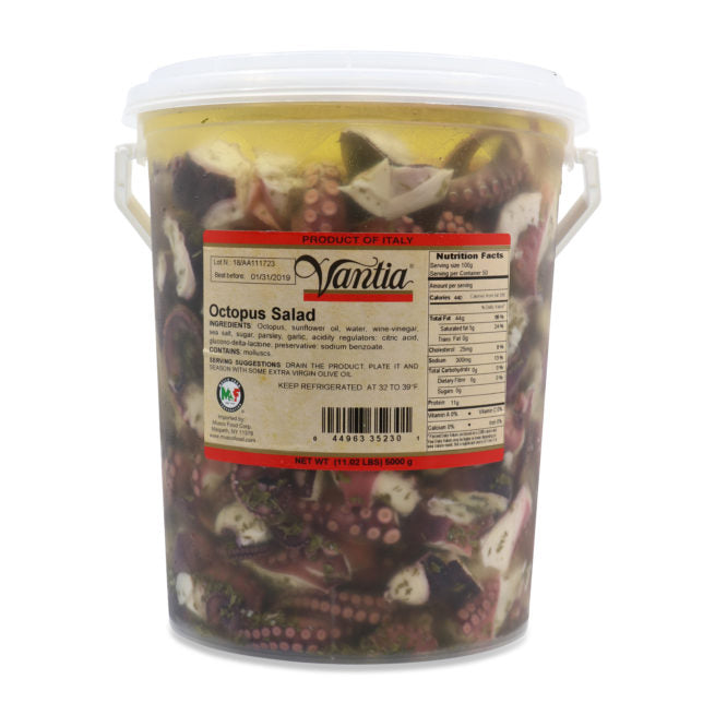 Wholesale Vantia Octopus Salad 5 kg- Bulk