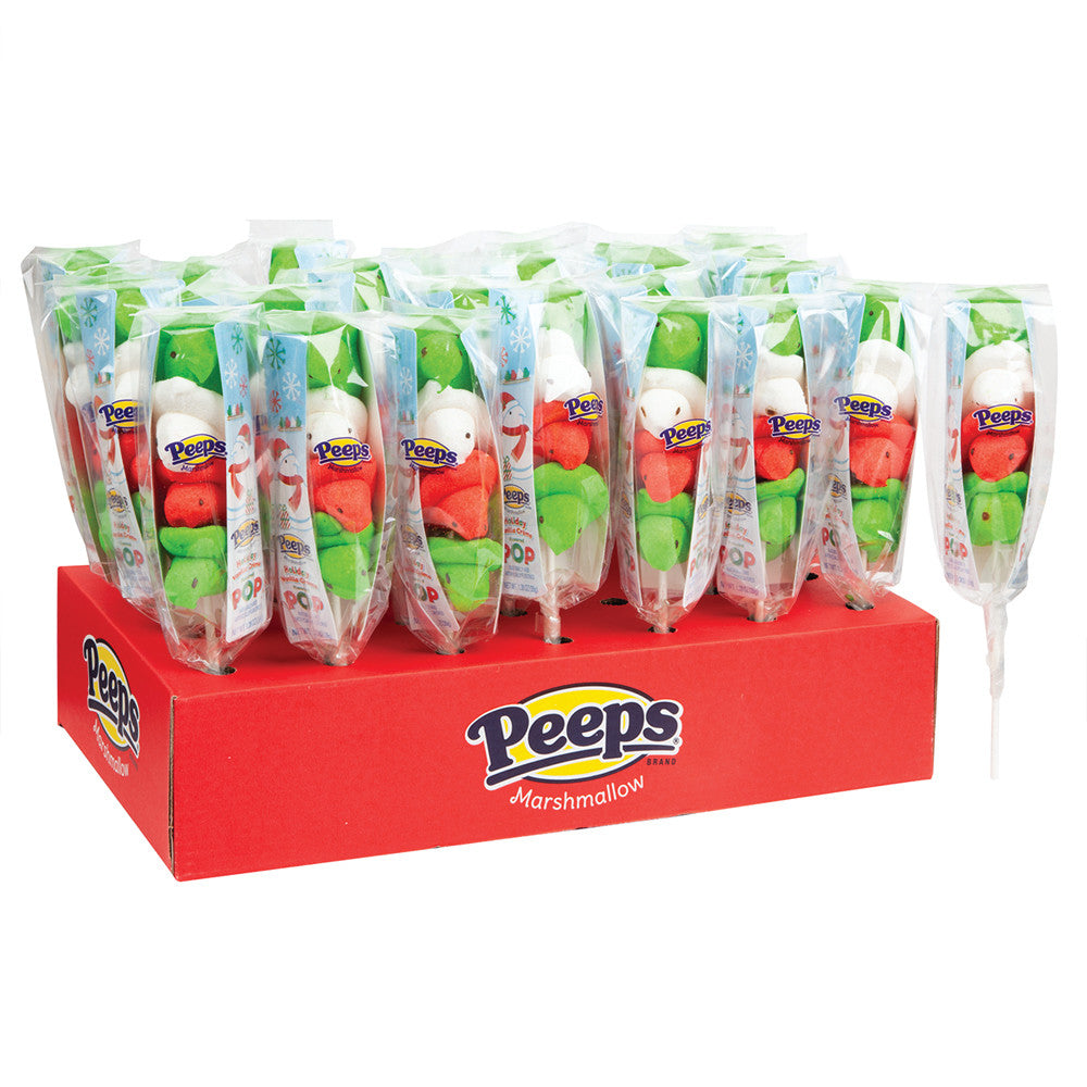 Wholesale Peeps Assorted Marshmallow Chicks Pop 1.38 Oz- Bulk