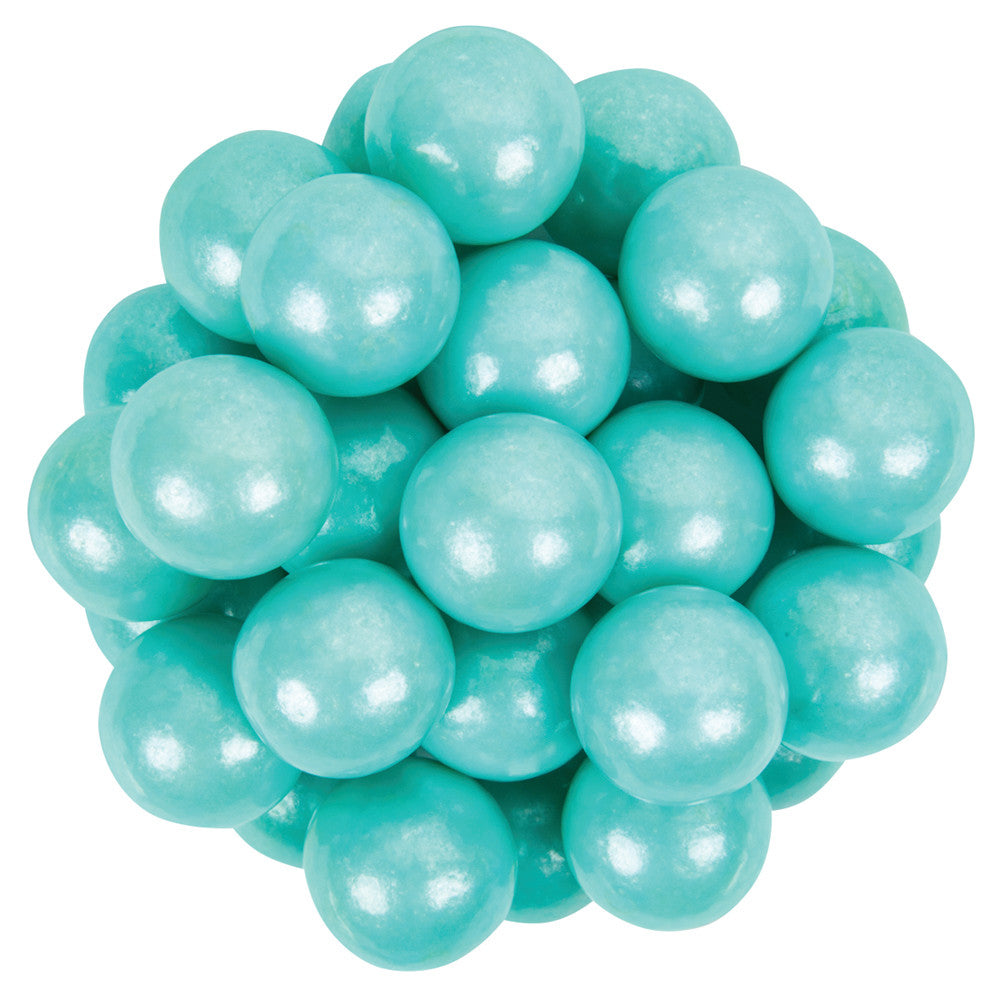 Wholesale Müttenberg Candy Shimmer Turquoise Gumballs Cotton Candy Flavored 850 Ct- Bulk