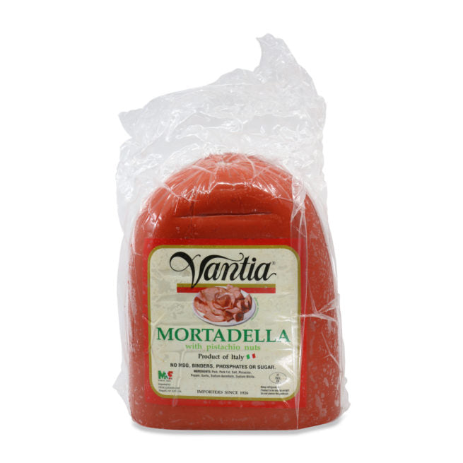 Wholesale Vantia Italian Mortadella with Pistachio Flat 5 kg- Bulk