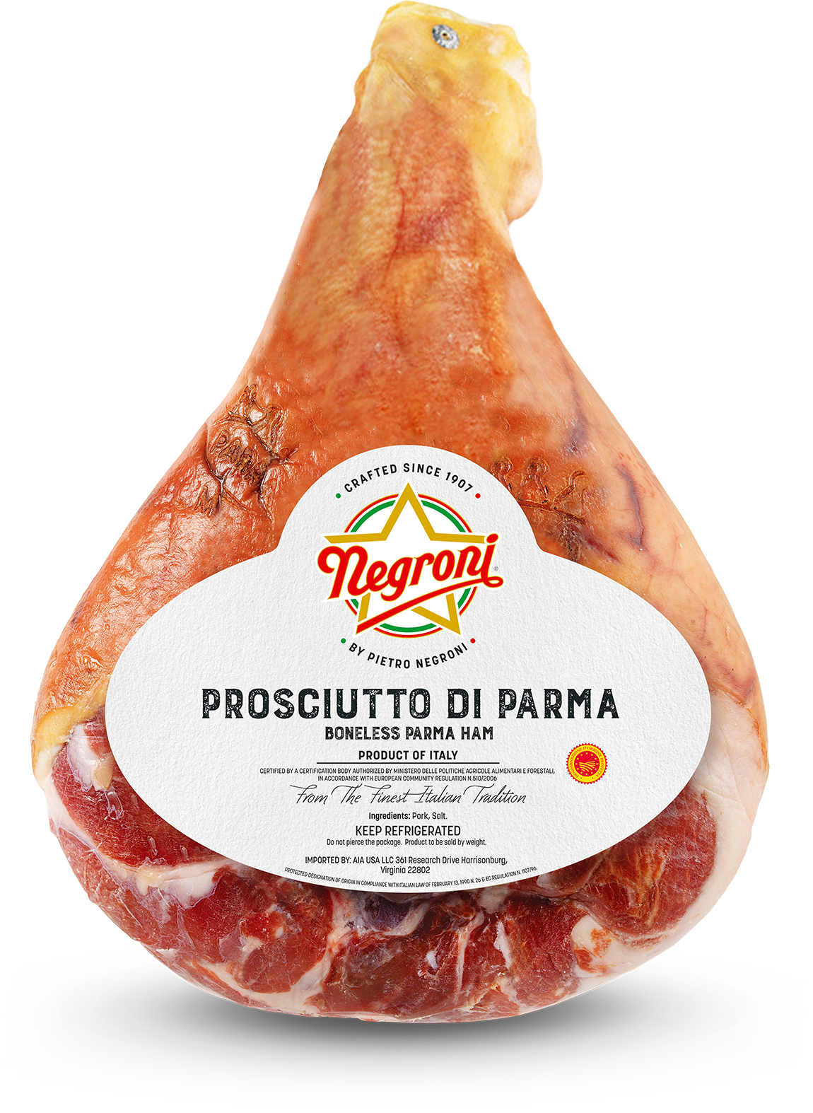 Wholesale Negroni Prosciutto di Parma Ham 15 lb- Bulk