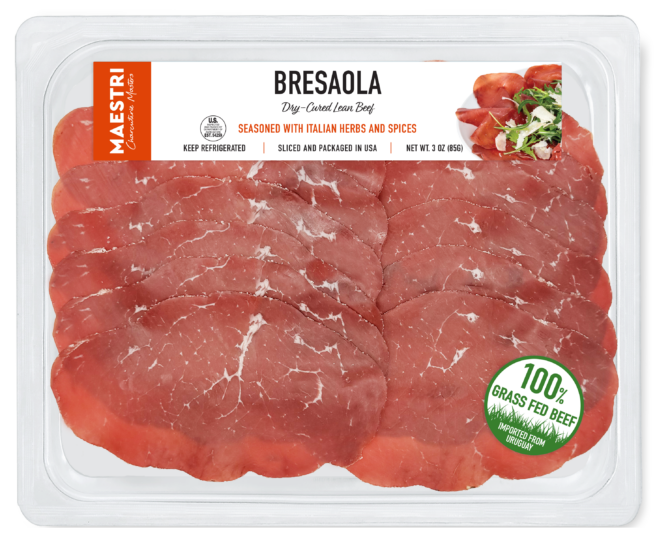 Wholesale Maestri Bresaola Beef 3 oz- Bulk