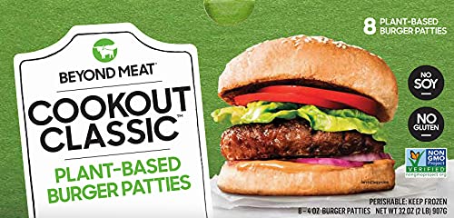 Beyond Meat Cookout Classic Plant-Based Burger Patties Box