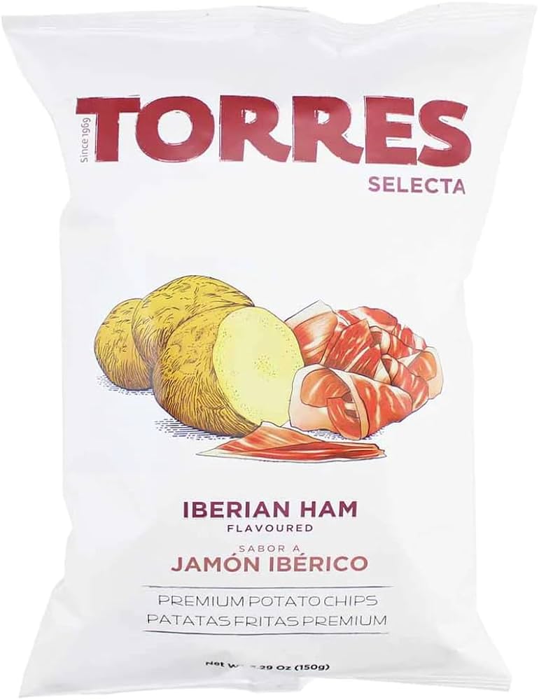 Wholesale Torres Iberico Ham Potato Chips 150G- Bulk