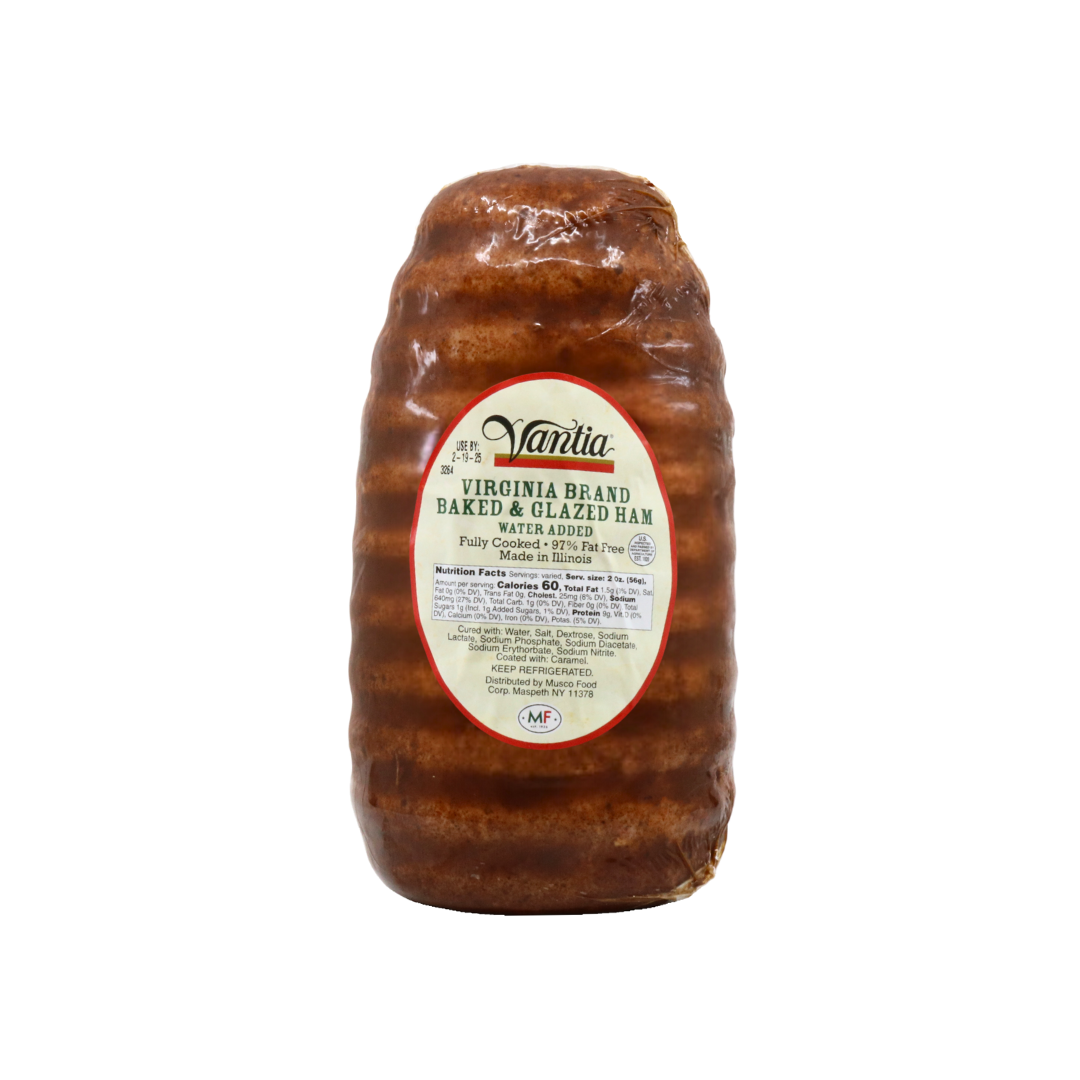 Wholesale Vantia Ham Baked and Glazed Virginia Brand 12 lb- Bulk