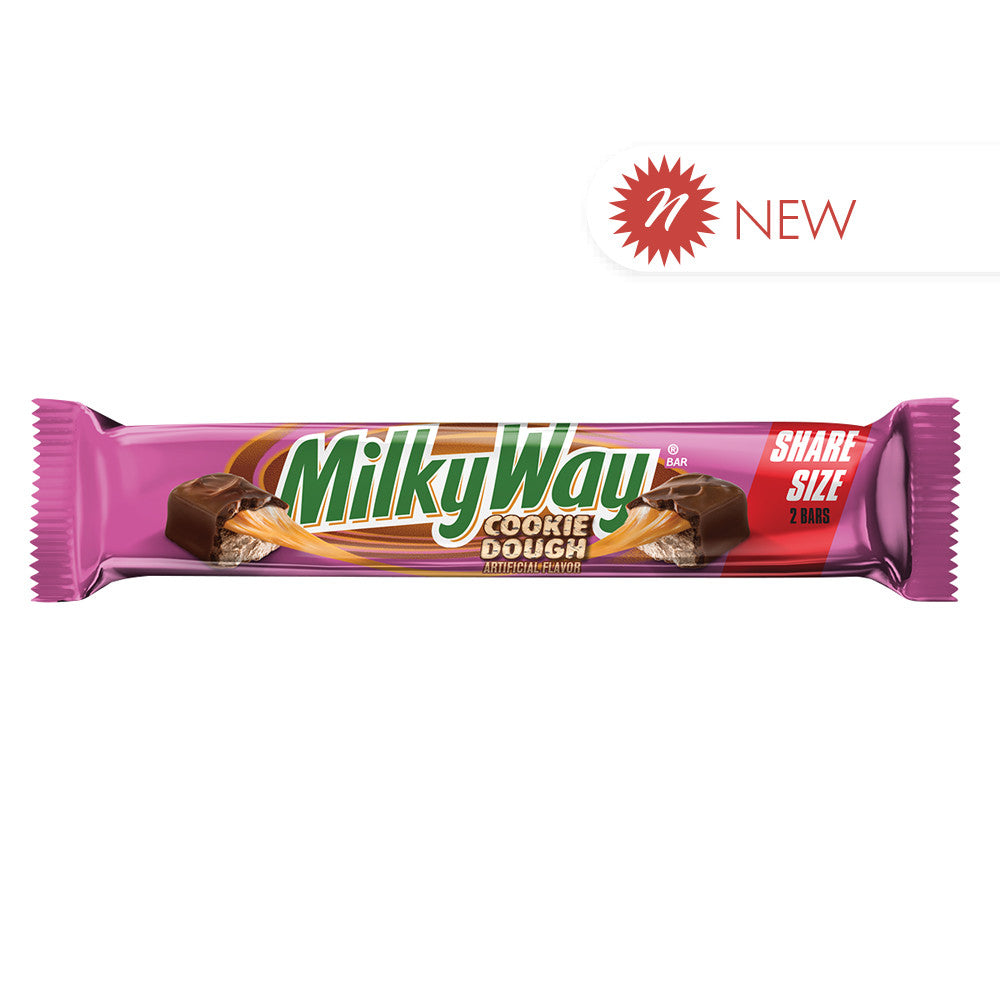 Wholesale Milky Way Cookie Dough Share Size 3.16 Oz Bar- Bulk