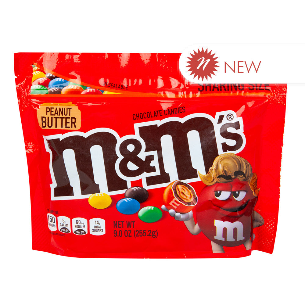 Wholesale M&M'S Peanut Butter Sharing Size 9 Oz Pouch- Bulk