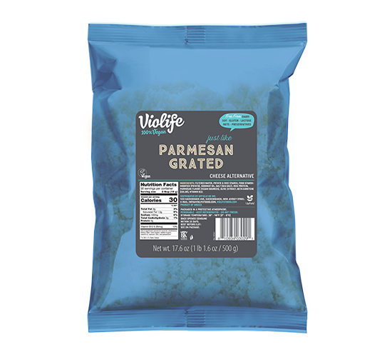 Wholesale Violife Vegan Parmesan Grated 1.1 Lb Bulk