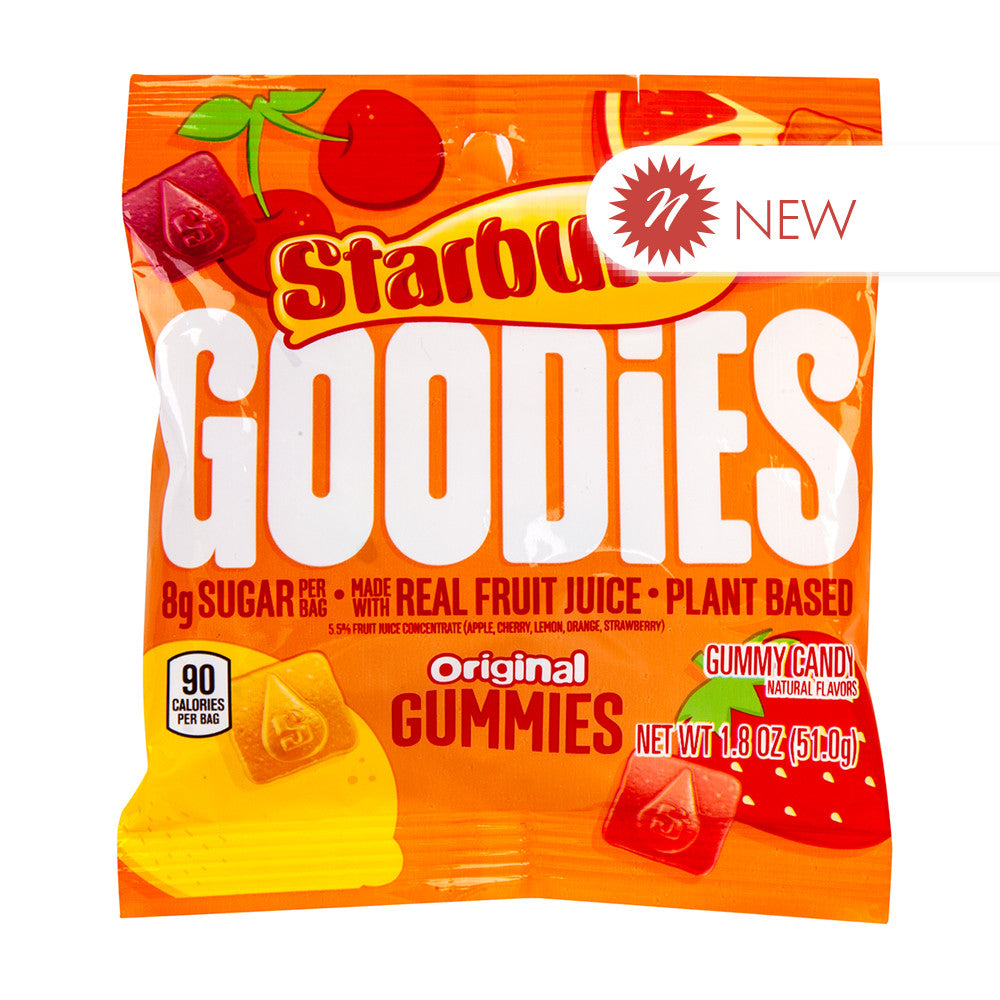 Wholesale Starburst Goodies Original Gummies 1.8 Oz Peg Bag- Bulk