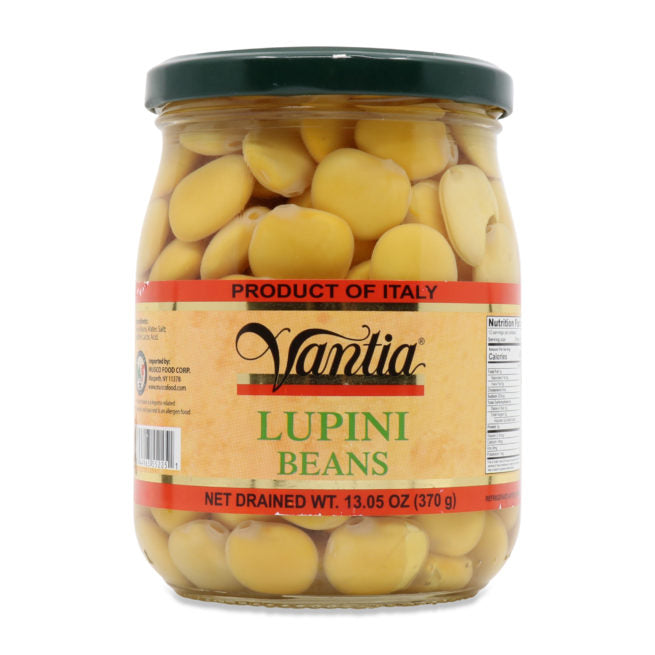 Wholesale Vantia Lupini Beans JARS 13 oz- Bulk