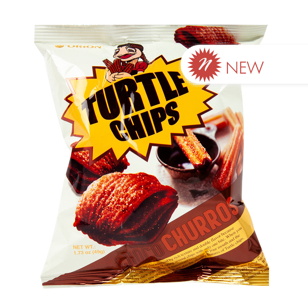 Wholesale Orion Choco Churro Turtle Chips 1.73 Oz Bag- Bulk