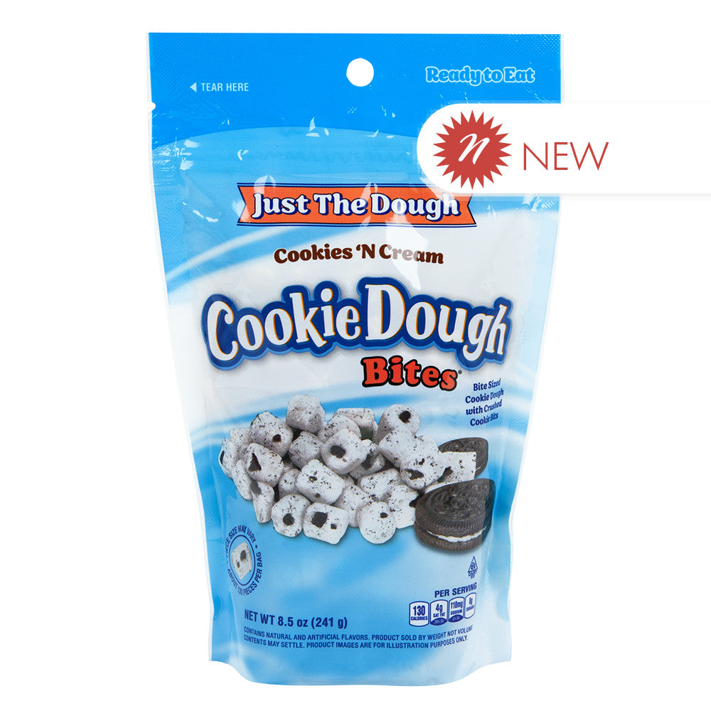 Wholesale Cookie Dough Bites Just The Dough Cookies 'N Cream Peg Bag- Bulk