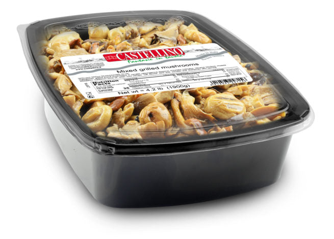 Wholesale Castellino Mixed Grilled Mushrooms 4 lb- Bulk
