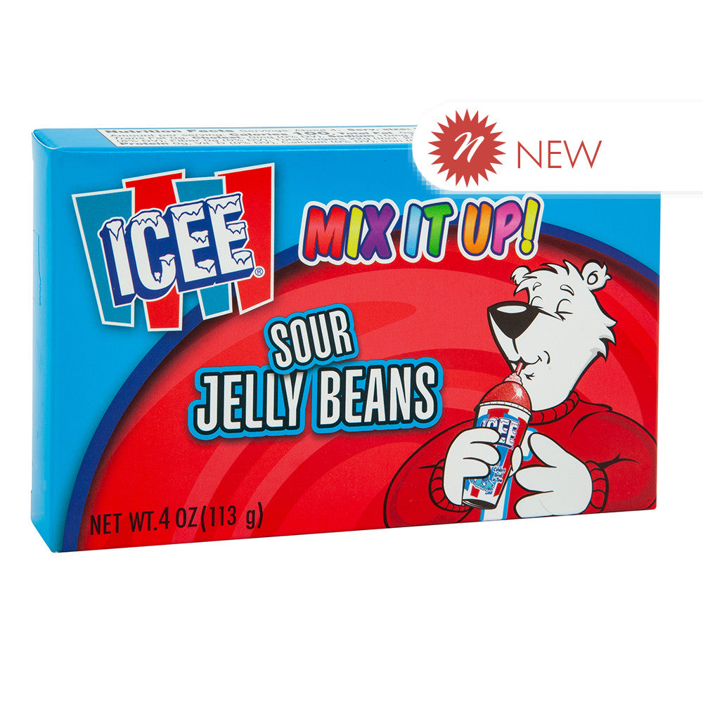 Wholesale Icee - Sour Jelly Beans - Theater Box - 4Oz- Bulk