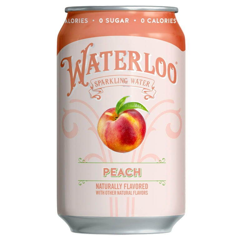 Waterloo Sparkling Water Peach 12 Fl Oz Can