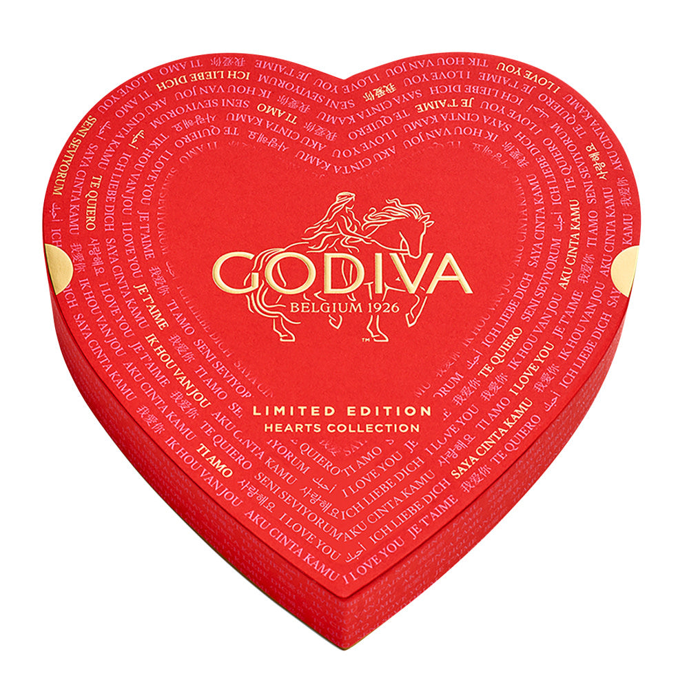 Godiva Gold Collection 9 Piece Heart Box