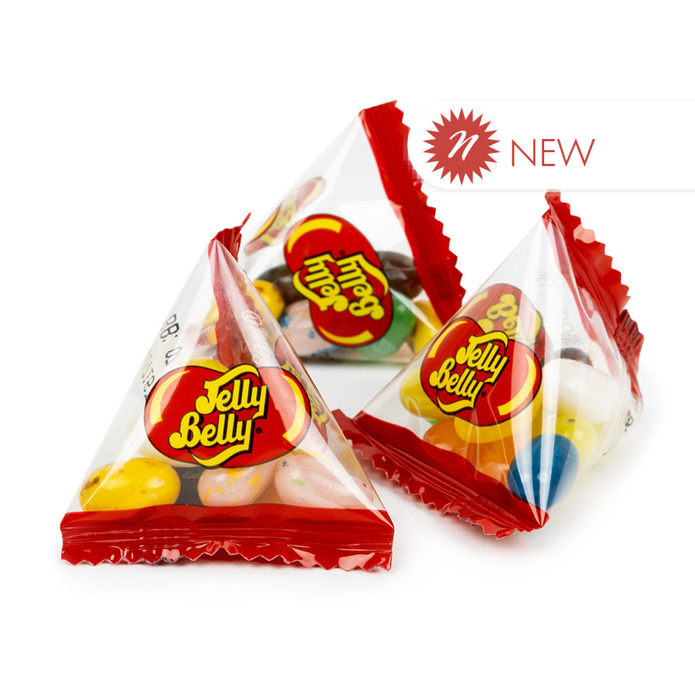 Wholesale Jelly Belly 10 Flavors Pyramid Bags- Bulk