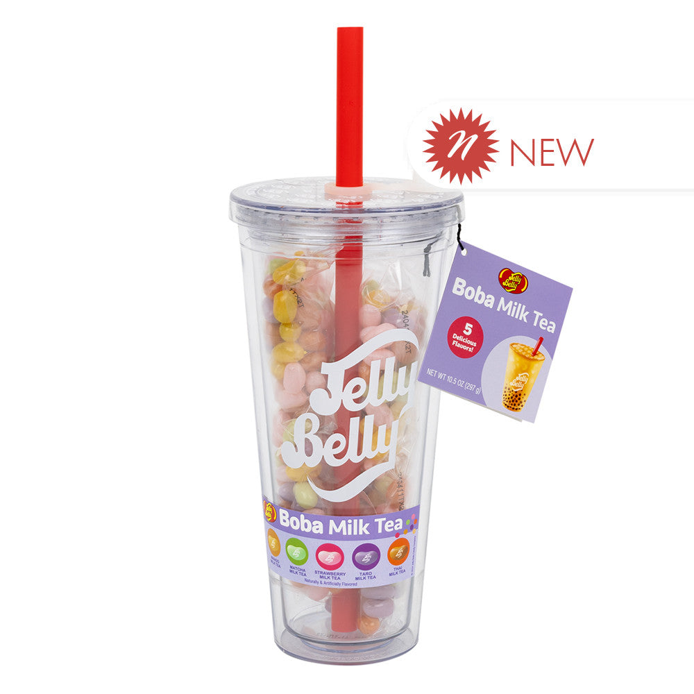Wholesale Jelly Belly Boba Milk Tea Mix 10.5 Oz Jumbo Cup- Bulk