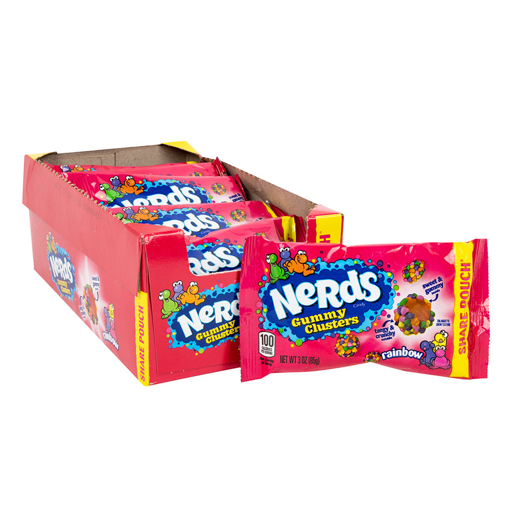 Wholesale Nerds Rainbow Gummy Clusters 3 Oz Bag- Bulk